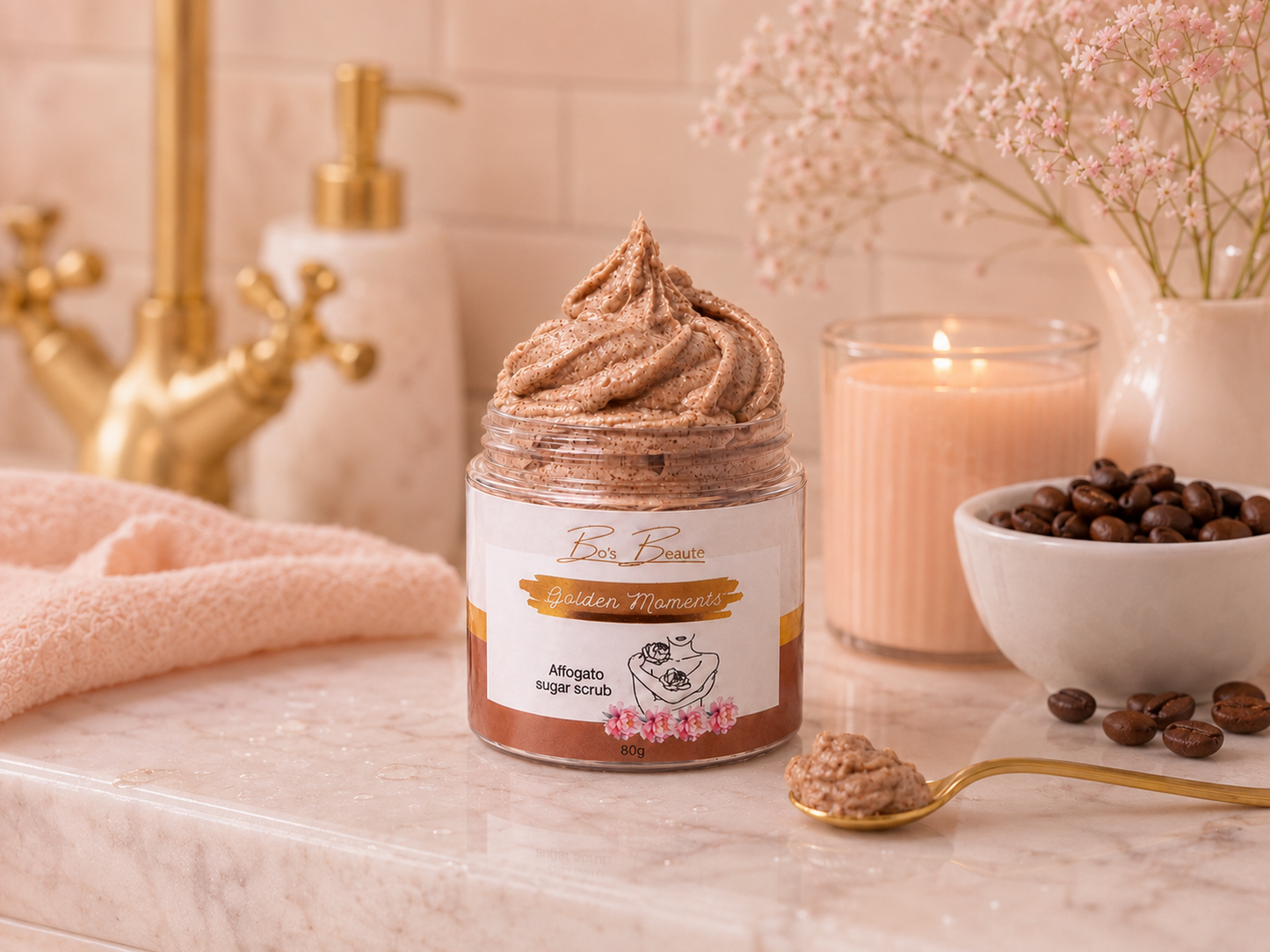 Foaming Sugar Scrub - Golden Moment