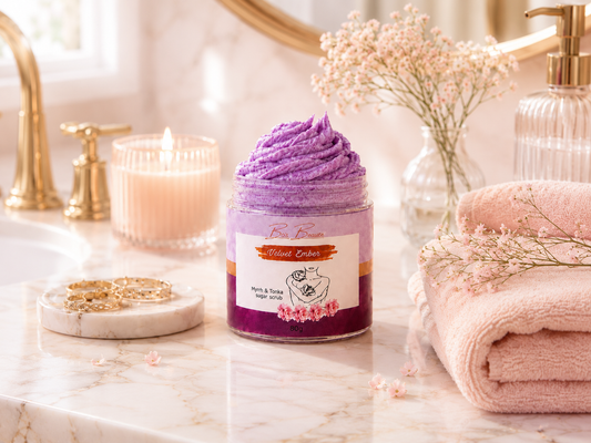Foaming Sugar Scrub - Velvet Ember