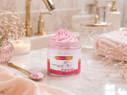 Foaming Sugar Scrub - Crimson Twist